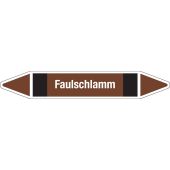 Fließrichtungspfeil "Faulschlamm", DIN 2403, F906