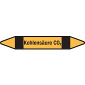 Fließrichtungspfeil "Kohlensäure CO2", DIN 2403, G508