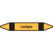 Fließrichtungspfeil "Lachgas", DIN 2403, G509