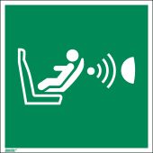 Rettungszeichen „Erkennungssystem Kindersitz“ [E014], ASR A1.3 / ISO 7010