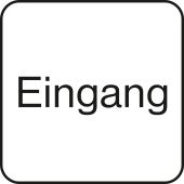 Türkennzeichnung "Eingang + Rahmen", Folie, verschiedene Farben