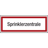 Feuerwehrzeichen "Sprinklerzentrale", DIN 4066