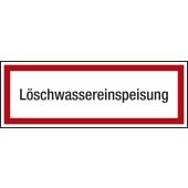 Feuerwehrzeichen "Löschwassereinspeisung", DIN 4066