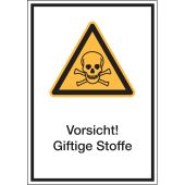 Warnzeichen "Vorsicht! Giftige Stoffe" [W016], ASR A1.3 / ISO 7010