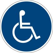 Gebotszeichen "Für Rollstuhlfahrer" [GBP015], praxisbewährt