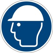 Gebotszeichen "Kopfschutz benutzen" [M014], ASR A1.3 / ISO 7010