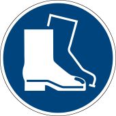 Gebotszeichen "Fußschutz benutzen" [M008], ASR A1.3 / ISO 7010