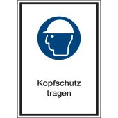 Gebotszeichen "Kopfschutz tragen" [M014], ASR A1.3 / ISO 7010