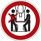 Verbotszeichen "Maschine darf nur vor einer Person bedient werden" [VBP28], praxisbewährt