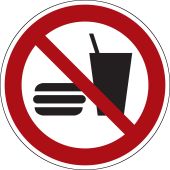Verbotsschild "Essen und Trinken verboten" [P022], ASR A1.3 / ISO 7010
