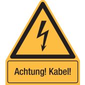 Warnzeichen Kombischild "Achtung! Kabel!" [W012], ASR A1.3
