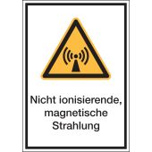 Warnzeichen "Nicht ionisierende, magnetische Strahlung" [W005], ASR A1.3 / ISO 7010