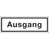 Hinweisschild "Ausgang", schwarz/weiß