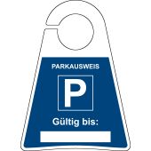 Parkausweis "Gültig bis"