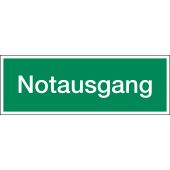 Rettungszeichen "Notausgang" 