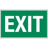 Rettungszeichen Textschild „Exit"