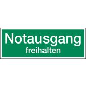 Rettungszeichen "Notausgang freihalten", LimarLite®