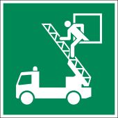 Rettungszeichen „Rettungsausstieg“ [E017], ASR A1.3 / ISO 7010