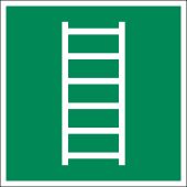 Rettungszeichen „Fluchtleiter“ [E059], verschiedene Leuchtstärken, ISO 7010