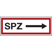 Feuerwehrzeichen "SPZ", DIN 4066
