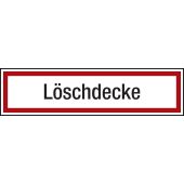 Brandbekämpfungsschild Zusatzschild "Löschdecke"