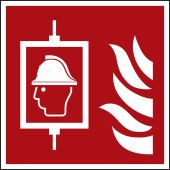 Brandbekämpfungszeichen "Feuerwehraufzug" [F017], ISO 7010