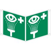Rettungszeichen Nasenschild "Augenspüleinrichtung" [E011], ASR A1.3 / ISO 7010