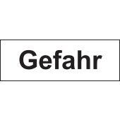 Gefahrstoffkennzeichen "Gefahr"