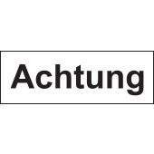 Gefahrstoffkennzeichen "Achtung"