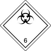 Gefahrgutkennzeichen "Ansteckungsgefährliche Stoffe" [Unterklasse 6.2], ADR