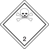 Gefahrgutkennzeichen "Giftige Gase" [Unterklasse 2.3], ADR