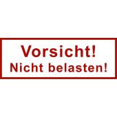 Versand- und Verpackungsetiketten, Text: Vorsicht! Nicht belasten!, 170 x 60 mm