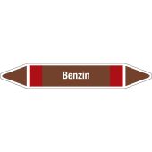 Fließrichtungspfeil "Benzin", DIN 2403, F803