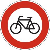 Verkehrsschild, Vorschriftszeichen "Verbot für Radverkehr" [VZ 254], StVO