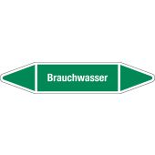 Fließrichtungspfeil "Brauchwasser", DIN 2403, W103