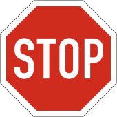 Verkehrsschild, Vorschriftszeichen "Halt. Vorfahrt gewähren" [VZ 206], StVO