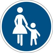 Verkehrsschild, Vorschriftszeichen "Gehweg" [VZ 239], StVO