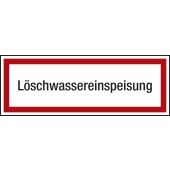 Feuerwehrzeichen "Löschwassereinspeisung", DIN 4066