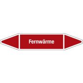 Fließrichtungspfeil "Fernwärme", DIN 2403, D204