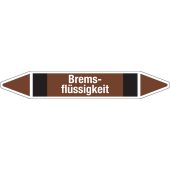 Fließrichtungspfeil "Bremsflüssigkeit", DIN 2403, F902