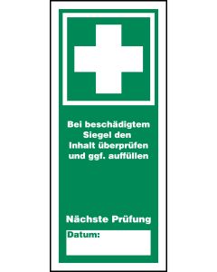 Siegel - Verbandschr&auml;nke/Verbandk&auml;sten, gr&uuml;n