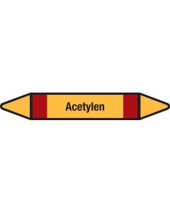 Flie&szlig;richtungspfeil "Acetylen", DIN 2403, G401