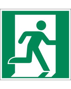 Rettungszeichen "Notausgang rechts (nur in Verbindung mit Richtungspfeil)" [E002], LimarLite&reg;, ASR A1.3 / ISO 7010