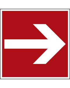 Brandschutzzeichen "Richtungspfeil gerade" [F01], alte ASR A1.3