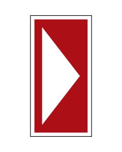 Brandschutzzeichen "Richtungspfeil f&uuml;r Brandschutzeinrichtungen", DIN 4844-4