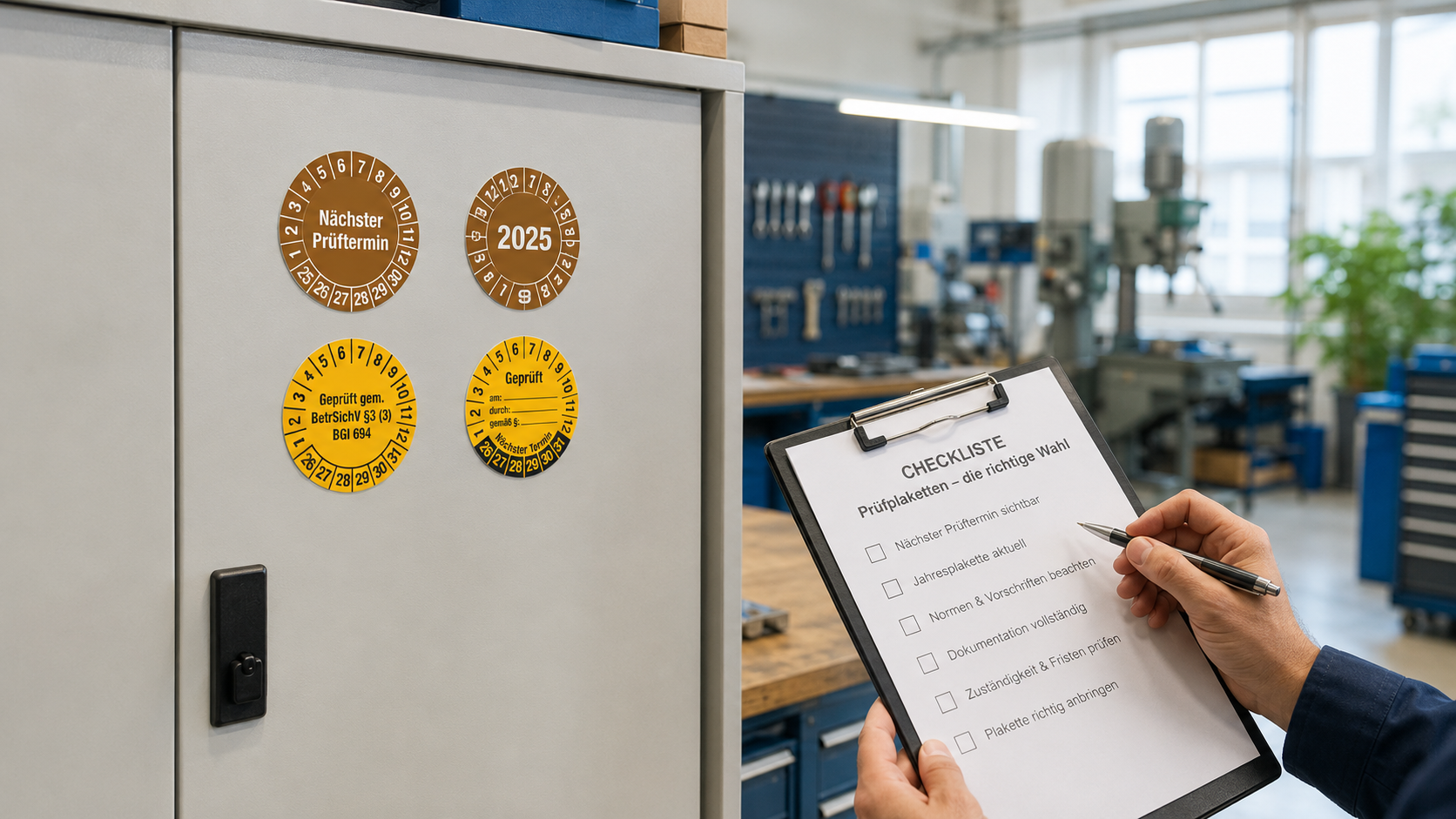Checkliste: Welche Prüfplaketten benötigen Sie wirklich?