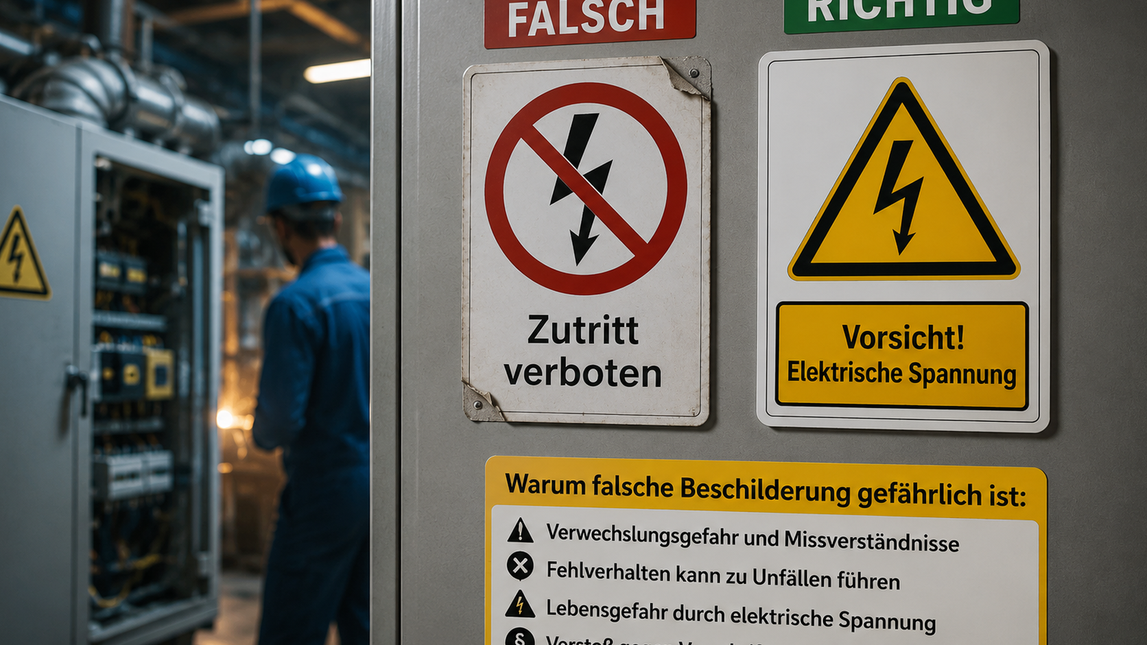 Warum falsche Beschilderung gefährlich ist